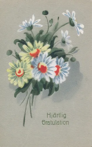 Gratulation Blommor