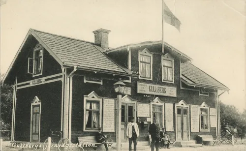 Gullberg - Järnvägsstationen - Sverige
