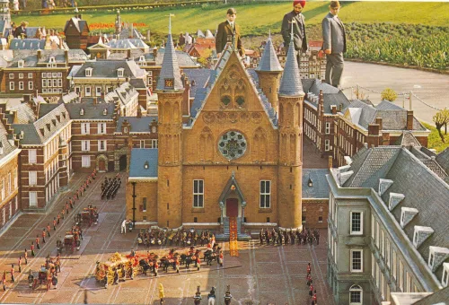 Haag - Miniatuurstad Madurodam Innercourt - Nederländerna