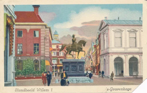 Haag - Standbeeld Willem 1 - Nederländerna