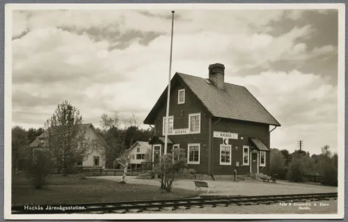 Hackås - Järnvägsstationen - Sverige