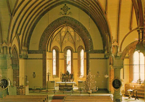 Hällestad - Hällestad Kyrka Interiör - Sverige
