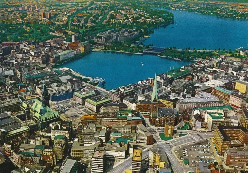 Hamburg - Aerial View - Tyskland