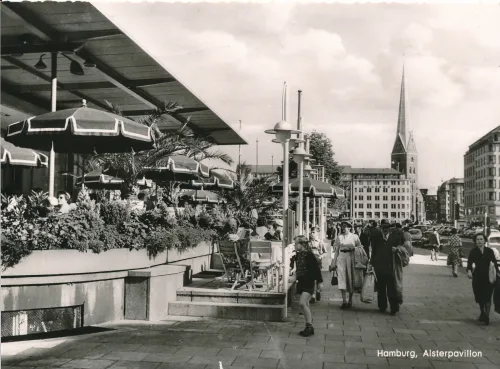 Hamburg - Alsterpavillon - Tyskland