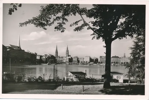 Hamburg - Binnenalster Und Jungfernstieg - Tyskland