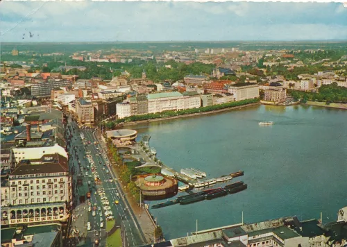 Hamburg - Jungfernstieg Und Binnenalster - Tyskland
