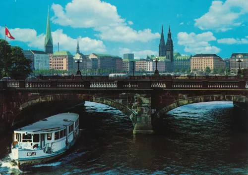 Hamburg - Lombardsbrucke - Tyskland
