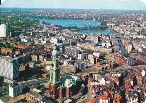 Hamburg - Zentrum Aerial View18 - Tyskland