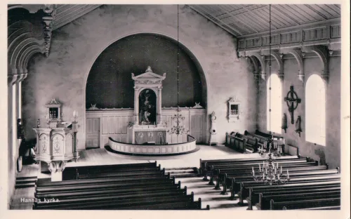 Hannäs - Kyrkan Interiör - Sverige