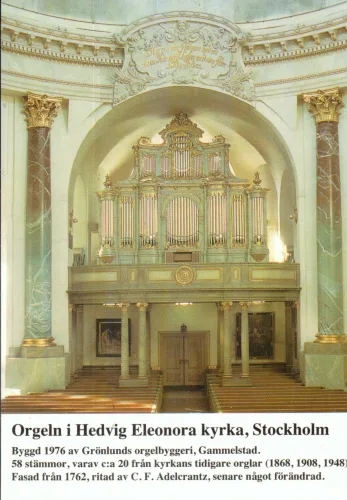 Stockholm - Hedvig Eleonora Kyrka Orgeln - Sverige