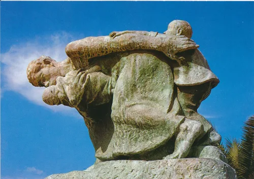 Hiroshima - Mother And Children In The Storm - Japan