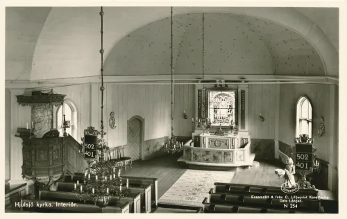 Hjulsjö - Kyrkan Interiör - Sverige