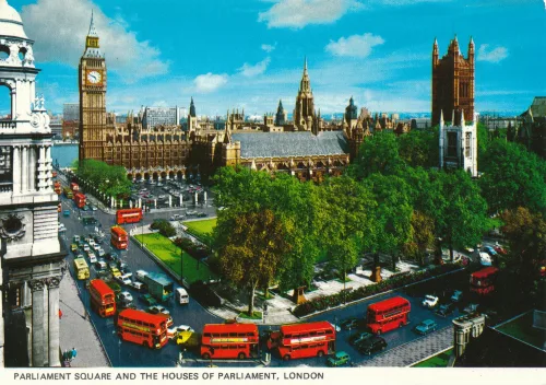 London - Parliament Square And Houses Of Parliament - Storbritannien