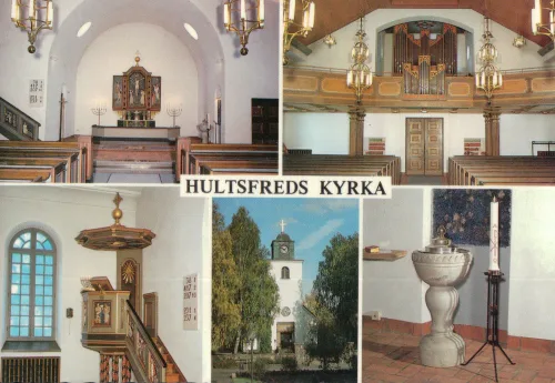 Hultsfred - Hultsfreds Kyrka Interiör - Sverige