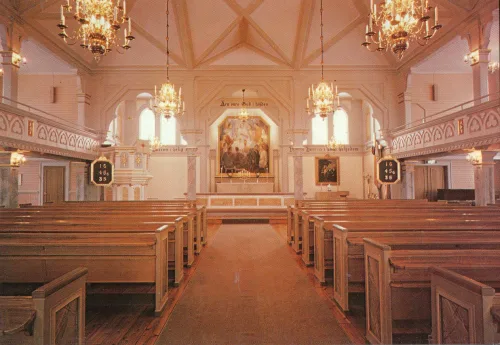 Jokkmokk - Jokkmokks Kyrka Interiör - Sverige