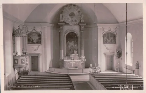 Klockrike - Klockrike Kyrka Interiör - Sverige