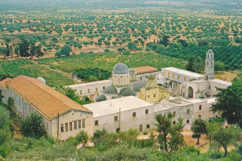 Koumariés - Akrotiri - Holy Trinity Monastery Of Tzangaroli - Grekland