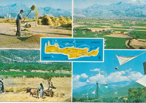 Crete - Multiview Map - Grekland