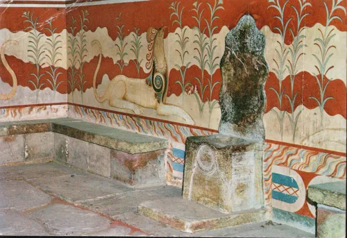 Knosós - King Minos Throne - Grekland