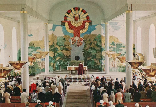 Kumla - Kumla Kyrka Interiör - Sverige