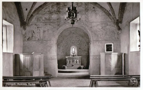 Visingsö - Kumlaby Kyrka Interiör - Sverige