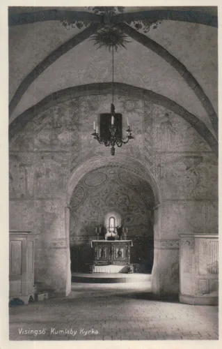 Visingsö - Kumlaby Kyrka Interiör - Sverige