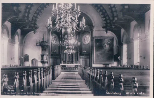 Åtvidaberg - Kyrkan Interiör - Sverige