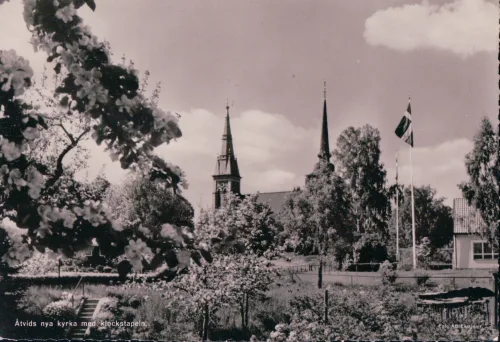 Åtvidaberg - Nya Kyrkan Med Klockstapeln - Sverige