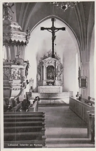 Leksand - Kyrkan Interiör - Sverige
