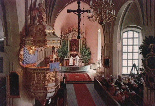 Leksand - Kyrkan Interiör - Sverige