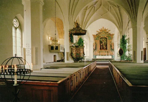 Mora - Mora Kyrka Interiör - Sverige