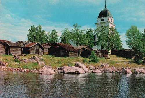 Rättvik - Kyrkan Kyrkstallarna - Sverige