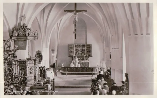 Söderköping - St Laurentii Kyrka Interiör - Sverige