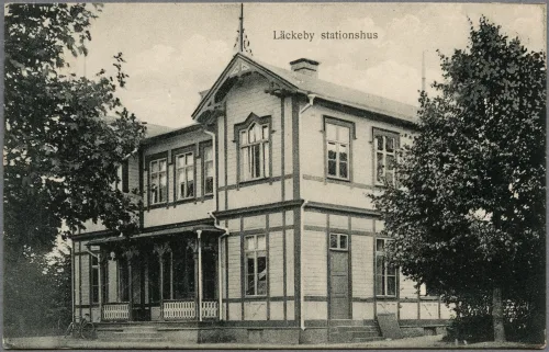 Läckeby - Järnvägsstationen - Sverige