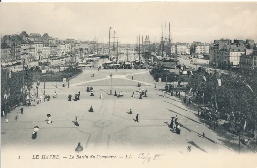 Le Havre -Le Bassin De Commerce - Frankrike