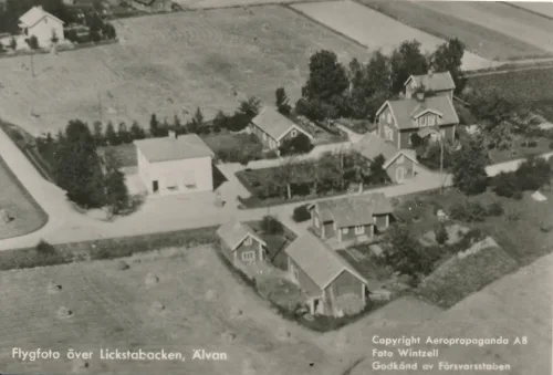 Älvan - Lickstabacken Flygfoto Över - Sverige