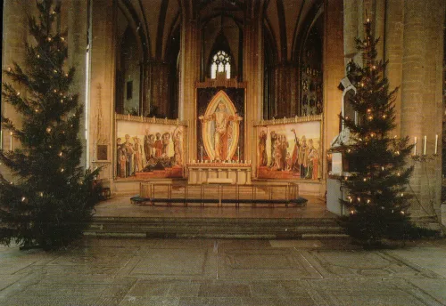 Linköping - Domkyrkan Interiör Juletid - Sverige