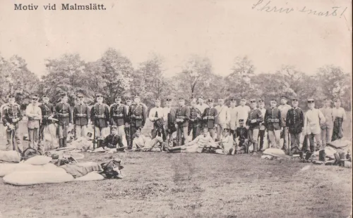 Malmslätt - Malmen - Militärer Vid Malmslätt - Sverige