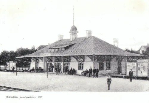 Malmslätt - Järnvägsstationen - Sverige