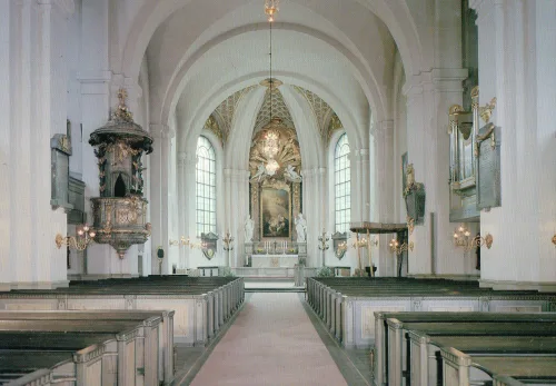 Stockholm - Maria Magdalena Kyrka Interiör - Sverige