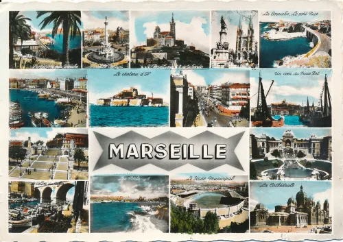 Marseille - Flerbild - Frankrike