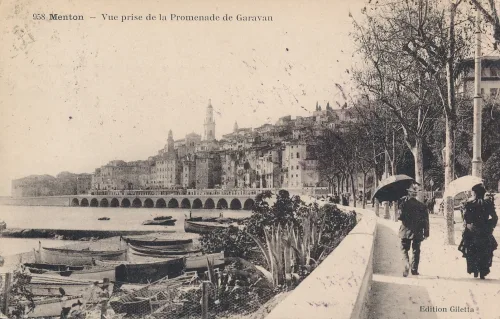 Menton - Promenade Garavan - Frankrike