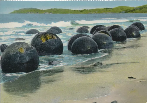 Moeraki - Moeraki Boulders - Nya Zeeland
