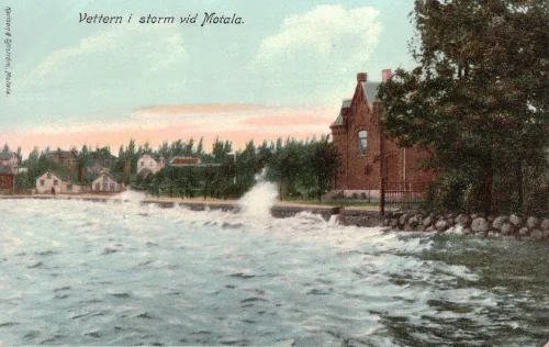 Motala - Vättern I Storm - Sverige