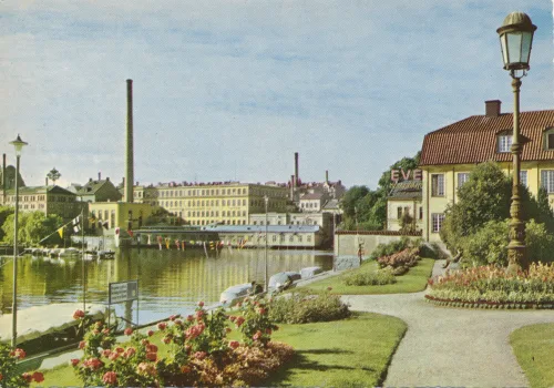 Norrköping - Motala Ström Med Tuppens Fabriker - Sverige