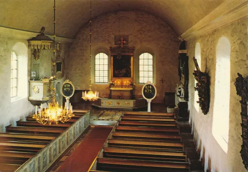 Näshulta - Näshulta Kyrka Interiör - Sverige