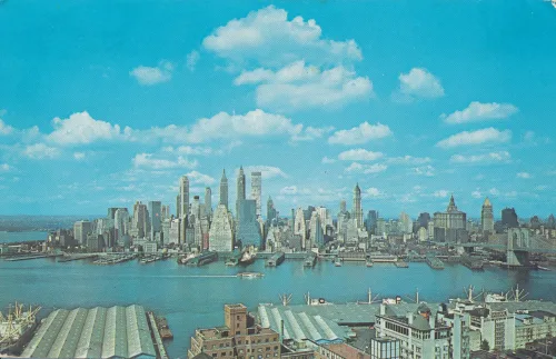 New York City - Lower Manhattan Skyline - Usa