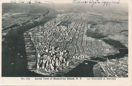 New York City - Manhattan Aerial View - Usa