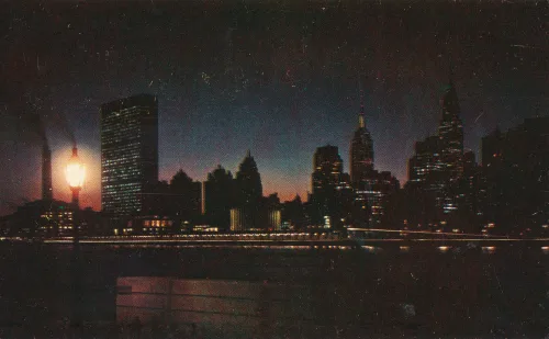 New York City - Night Falls - Usa