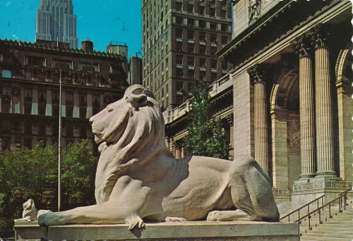 New York City - Library Lions - Usa